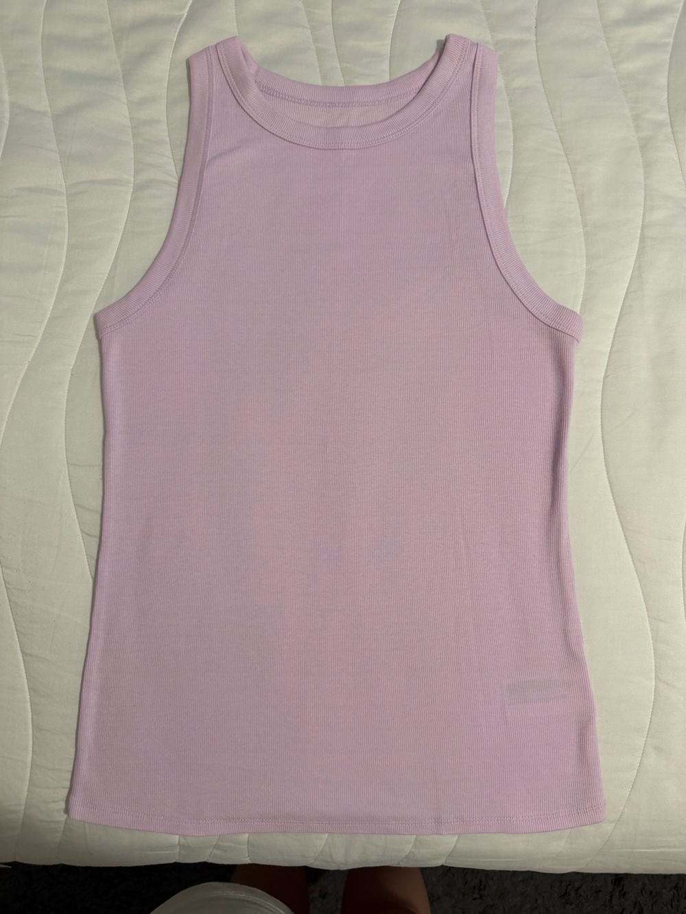 Target Lavender Ribbed Tank Top